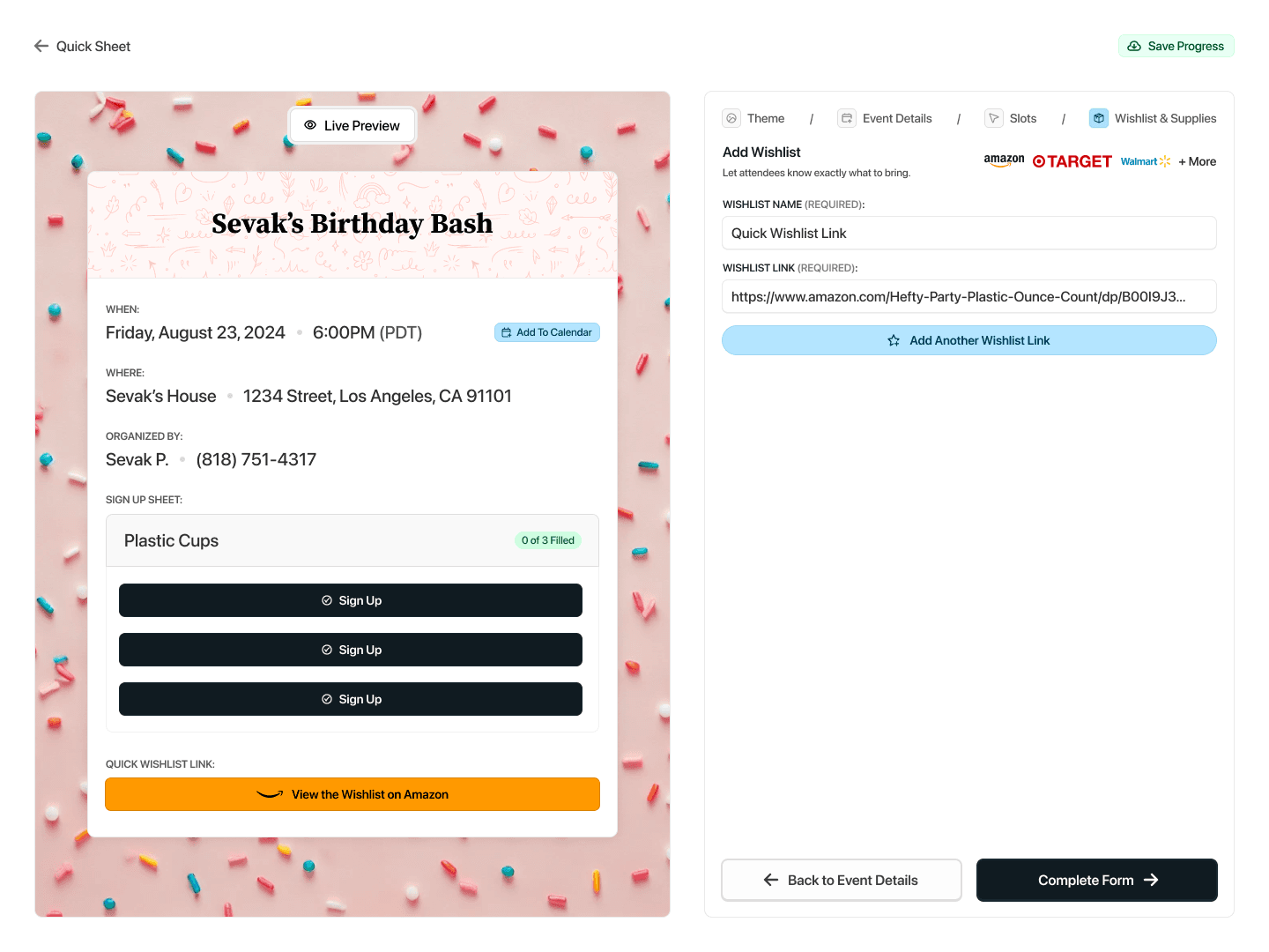 Eventlite Screenshot 5