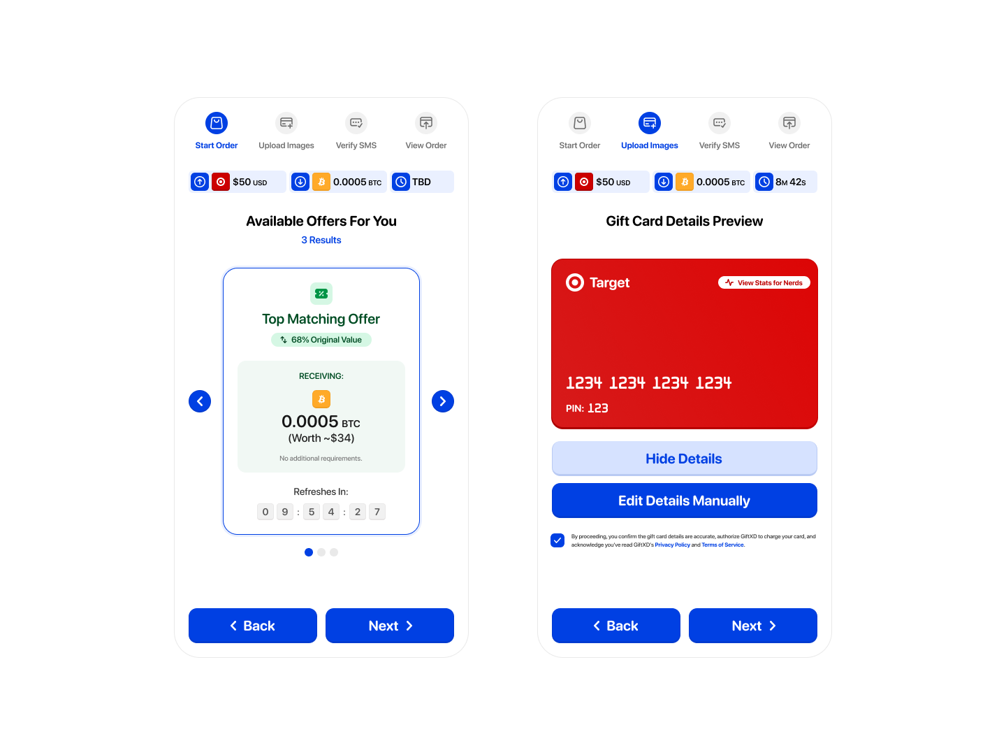 GiftXD Interface