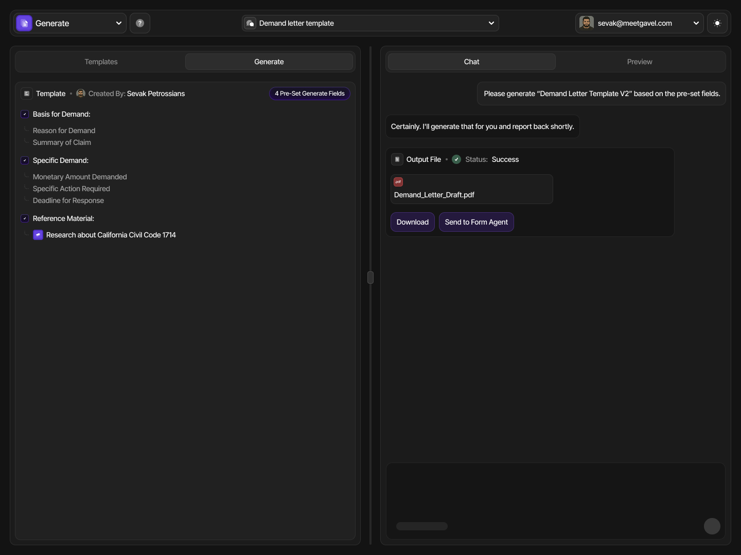 MeetGavel Interface